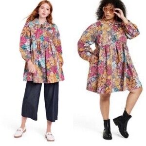 Kika Vargas x Target Anemone Floral Mini Dress Women's in Size Medium